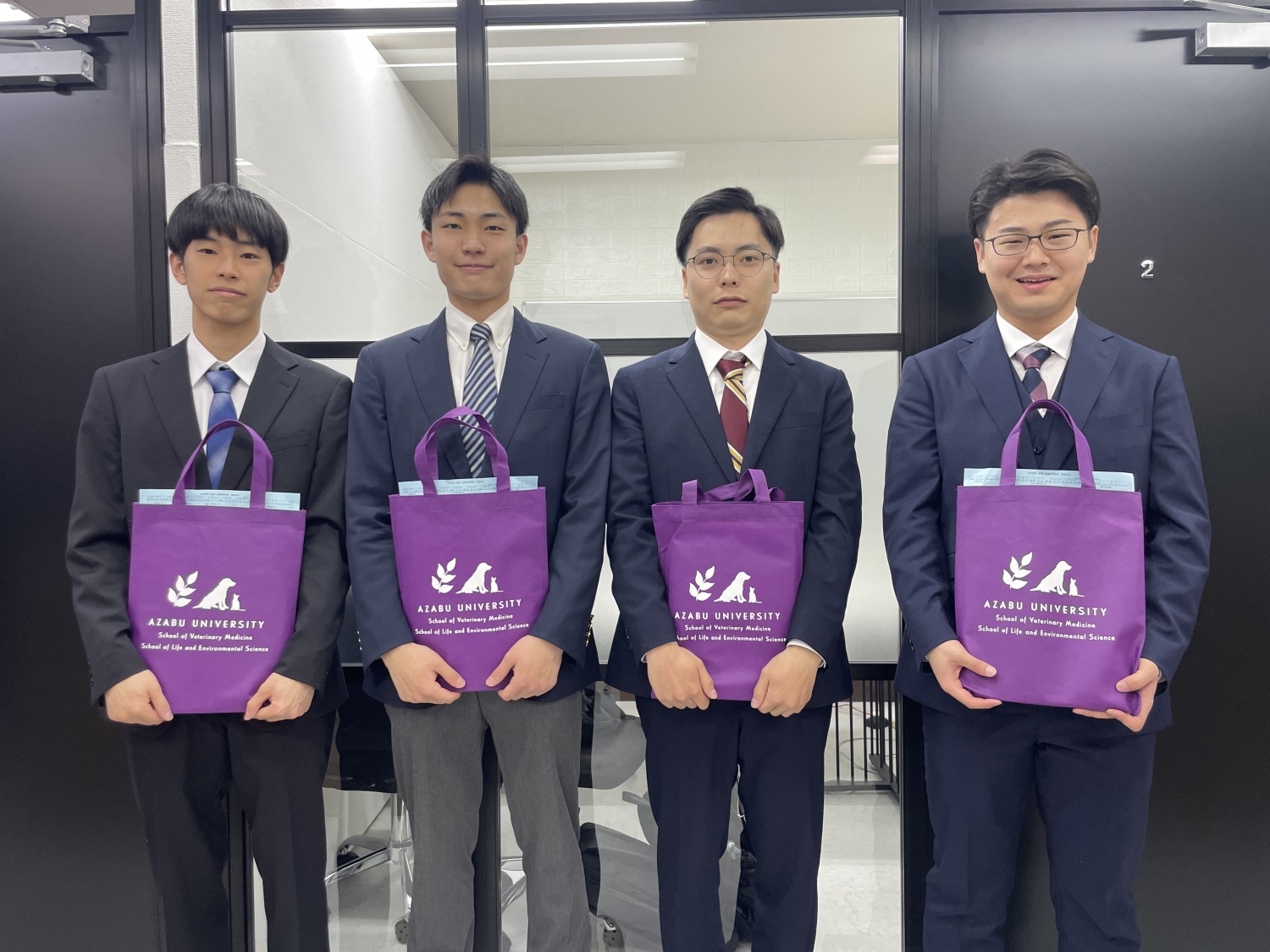 同期4人で麻布大学に進学。麻布クラスの勝利！